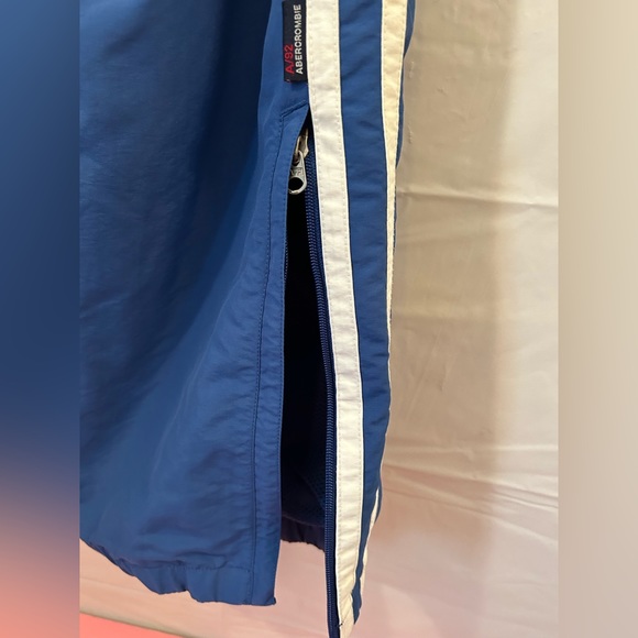 Abercrombie & Fitch Vtg 90’s Track/windbreaker pants Draw string waist Sz Med - Picture 5 of 7